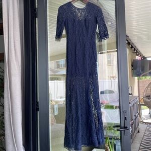 Lulu’s lace dress for a special occasion.